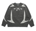 stars knitwear hoodie